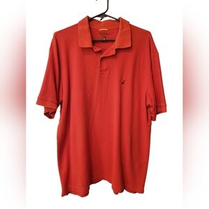 Men's XL Orange Nautica Polo Shirt